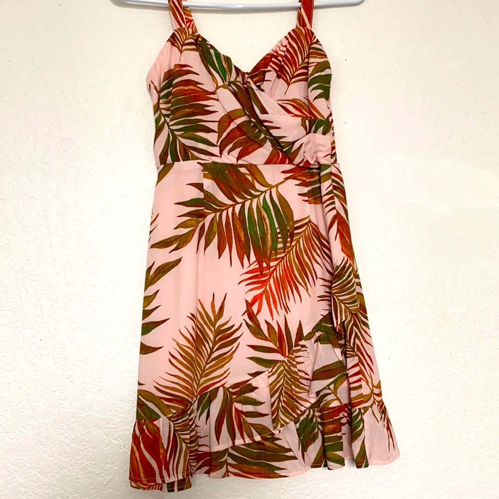 Tropical Floral Print Forever 21 Dress